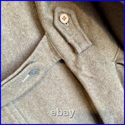 Original WWII M36 French Vichy Army Trenchcoat Dsted 1942