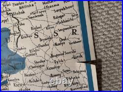 Original WWII Poster Newsmap German Army Uniforms 35x47