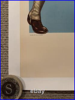 Original WWII Poster Soldiers Life Makes The Regular Army Your Career 25x38
