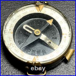 Original WWII RKKA Soviet Red Army Wrist Compass Marked 1939 Winter War Finland