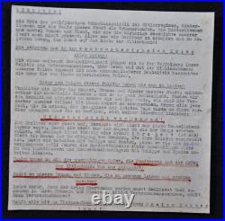 Original WWII Red Army Leaflet Berlin 1945 Rebuilding Berlin Rare Document