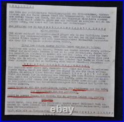 Original WWII Red Army Leaflet Berlin 1945 Rebuilding Berlin Rare Document