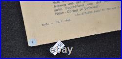 Original WWII Red Army Leaflet Stalins Message to Germans Oder Front 1945 RARE