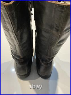 Original WWII Type US Army High Top Blucher Greased Leather Alaska Boots