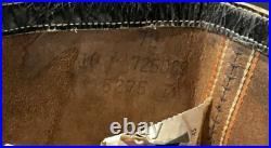 Original WWII Type US Army High Top Blucher Greased Leather Alaska Boots