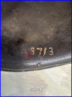 Original WWII U. S. Army McCord M1 Front Seam Fixed Bale Helmet Shell 154B Early Original WWII U. S. Army McCord M1 Front Seam Fixed Bale Helmet Shell 154B Early
