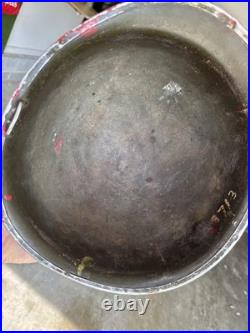 Original WWII U. S. Army McCord M1 Front Seam Fixed Bale Helmet Shell 154B Early Original WWII U. S. Army McCord M1 Front Seam Fixed Bale Helmet Shell 154B Early