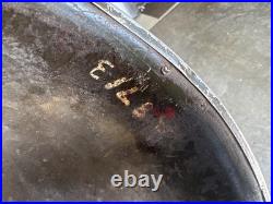 Original WWII U. S. Army McCord M1 Front Seam Fixed Bale Helmet Shell 154B Early