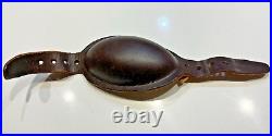 Original WWII U. S. Army Paratrooper Airborne Leather Chin Cup For M1 Helmet