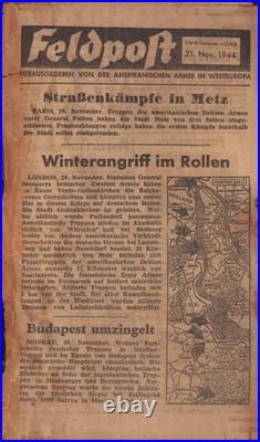 Original WWII US Allied Propaganda US Army Take Metz Translated Rare Original WWII US Allied Propaganda US Army Take Metz Translated Rare