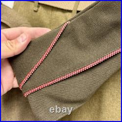Original WWII US Army 11th Airborne Uniform NCO Group Patches Cap 5 Piece Wings