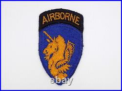 Original WWII US Army 13th Airborne Division Patch Small Wings