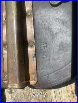 Original WWII US Army 1939 Leather Jeep Scabbard M1 Carbine Rifle J. Q. M. D. 51