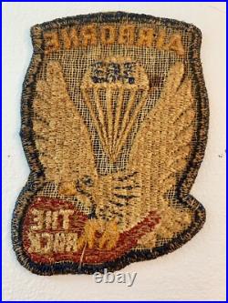Original WWII US Army 503rd Infantry Parachute Regiment Pocket Patch The Rock