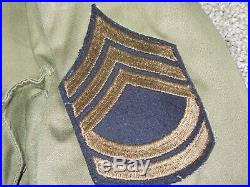 Original WWII US Army 82nd Airborne HUGE SIZE 50 Long M43 Field Jacket Uniform