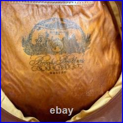 Original WWII US Army 8th Air Corps Officer Visor Hat Named Ball Gunner