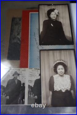 Original WWII US Army African American GI Photo Album Jazz Clubs Chicago RARE