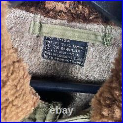 Original WWII US Army Air Corp B-15a Flight Jacket Reed Products