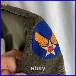 Original WWII US Army Air Corp Officers Uniform Jacket Felt AAC Patch