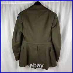 Original WWII US Army Air Corp Officers Uniform Jacket Felt AAC Patch