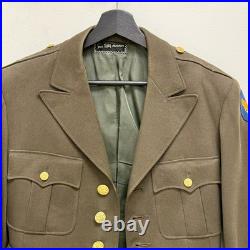 Original WWII US Army Air Corps Officer Dress Uniform Saks Fifth Ave Patched