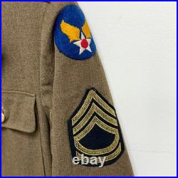 Original WWII US Army Air Corps Uniform English 8th AAC Patches Felt