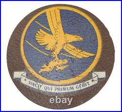 Original WWII US Army Air Force Airborne Troop Carrier Leather Sqdn Patch B28