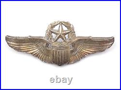 Original WWII US Army Air Force Command 3 Pilot Wings Sterling