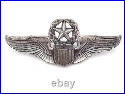 Original WWII US Army Air Force Command 3 Pilot Wings Sterling Robbins Co