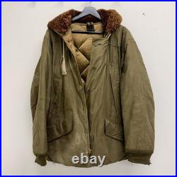Original WWII US Army Air Force Eddie Bauer B-9 Parka Flight Jacket Stenciled