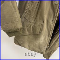 Original WWII US Army Air Force Eddie Bauer B-9 Parka Flight Jacket Stenciled