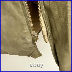 Original WWII US Army Air Force Eddie Bauer B-9 Parka Flight Jacket Stenciled