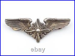 Original WWII US Army Air Force Flight Engineer Wings 3 Sterling Original WWII US Army Air Force Flight Engineer Wings 3 Sterling