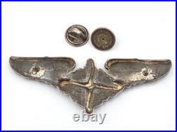 Original WWII US Army Air Force Flight Engineer Wings 3 Sterling Original WWII US Army Air Force Flight Engineer Wings 3 Sterling