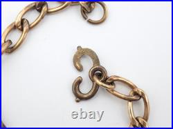Original WWII US Army Air Force Pilot ID Bracelet Gilt Sterling 8 Named