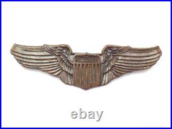 Original WWII US Army Air Force Pilot Sterling 3 Wings AmCraft Snowflake