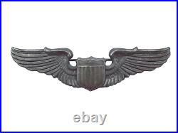 Original WWII US Army Air Force Pilot Sterling 3 Wings Beverly Craft Palm Tree
