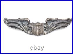 Original WWII US Army Air Force Pilot Sterling 3 Wings Beverlycraft Original WWII US Army Air Force Pilot Sterling 3 Wings Beverlycraft