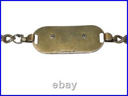 Original WWII US Army Air Force Pilot Wing 1/8th 10K Gold LGB Bracelet G1
