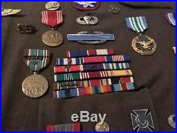 Original WWII US Army Airborne Lot Grouping Medals Patches Pins Etc IDd