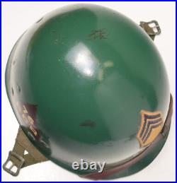 Original WWII US Army Airborne Westinghouse Paratrooper M1-C Helmet Liner