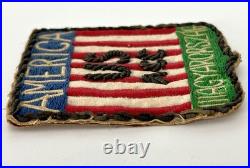 Original WWII US Army Allied Control Commission ACC Hungary Occupation Patch HTF