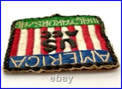 Original WWII US Army Allied Control Commission ACC Hungary Occupation Patch HTF