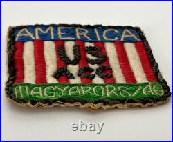 Original WWII US Army Allied Control Commission ACC Hungary Occupation Patch HTF