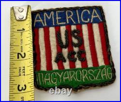 Original WWII US Army Allied Control Commission ACC Hungary Occupation Patch HTF