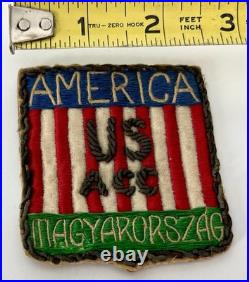 Original WWII US Army Allied Control Commission ACC Hungary Occupation Patch HTF