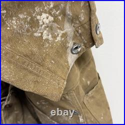 Original WWII US Army B-1 HBT Flight Suit Coverall Painted Rare Airborne