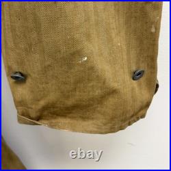 Original WWII US Army B-1 HBT Flight Suit Coverall Painted Rare Airborne