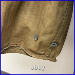 Original WWII US Army B-1 HBT Flight Suit Coverall Painted Rare Airborne