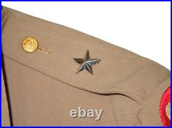 Original WWII US Army BRIGADIER GENERAL Service Force Uniform Jacket LOM Ribbons